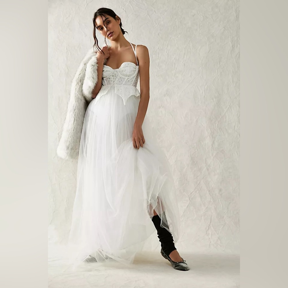 For Love & Lemons Bridal Collection Lily Wedding Dress NWT